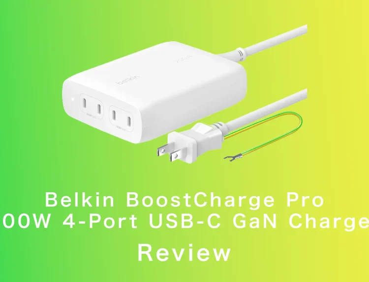 ✨Belkin BoostCharge Pro 4ポートGaN 充電器 140W ［レビュー］Belkin BoostCharge Pro 200W 4ポート GaN 急速充電